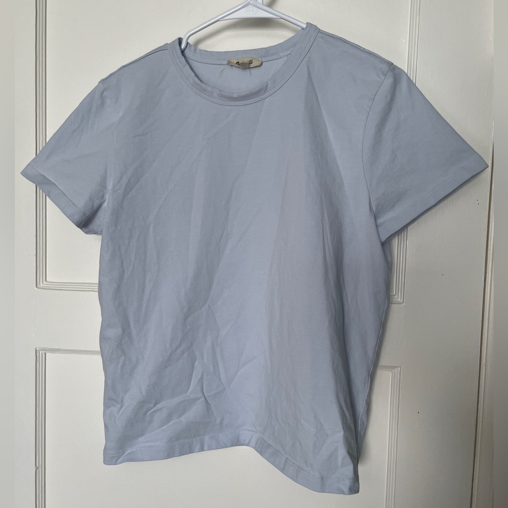 Madewell Sky Blue Short Sleeve Tee